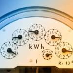 A meter measures energy use.